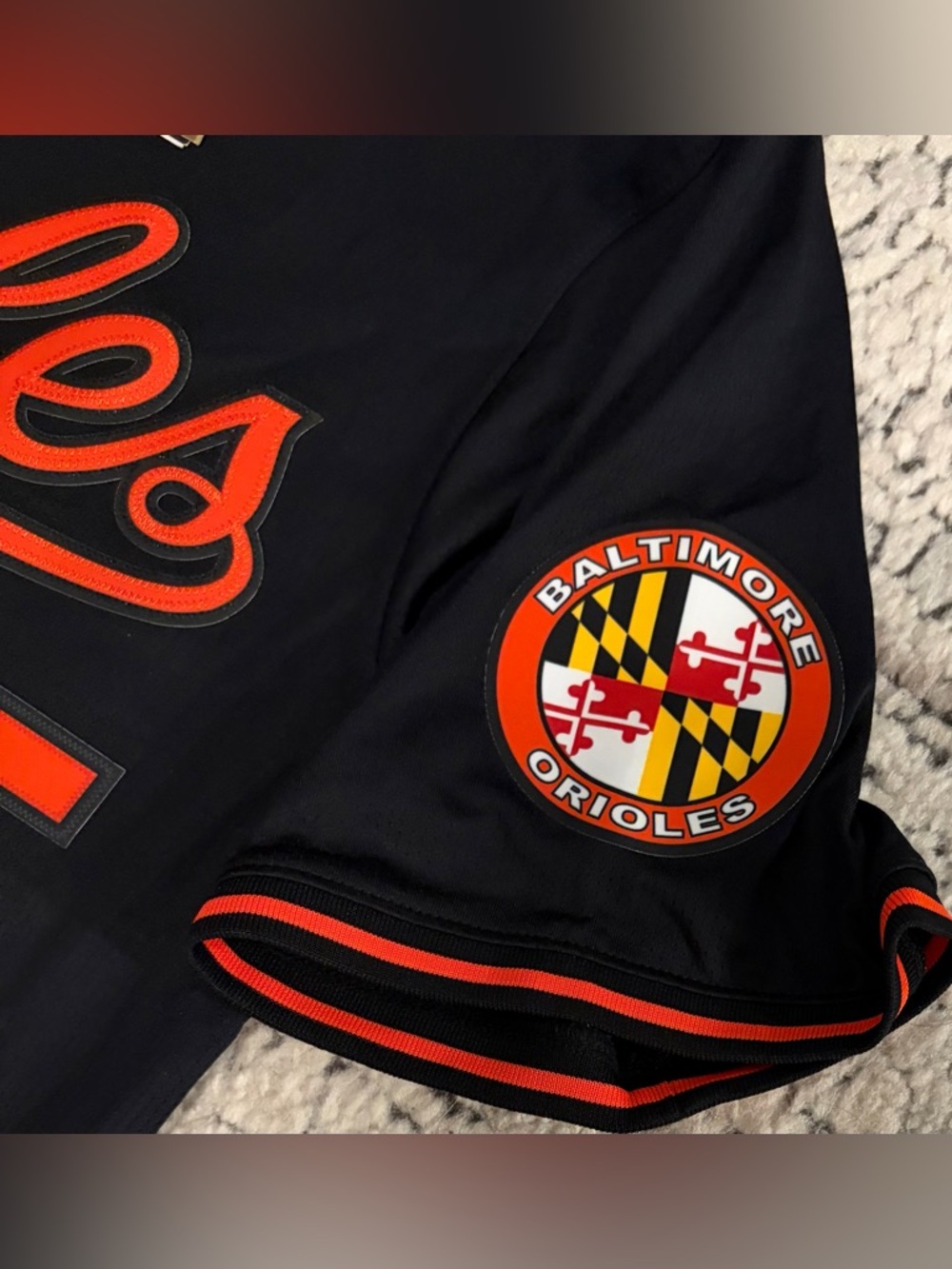Nike Authentic Baltimore Orioles Adley Rutschman #35 Black Limited Jersey Mens S - Picture 4 of 7